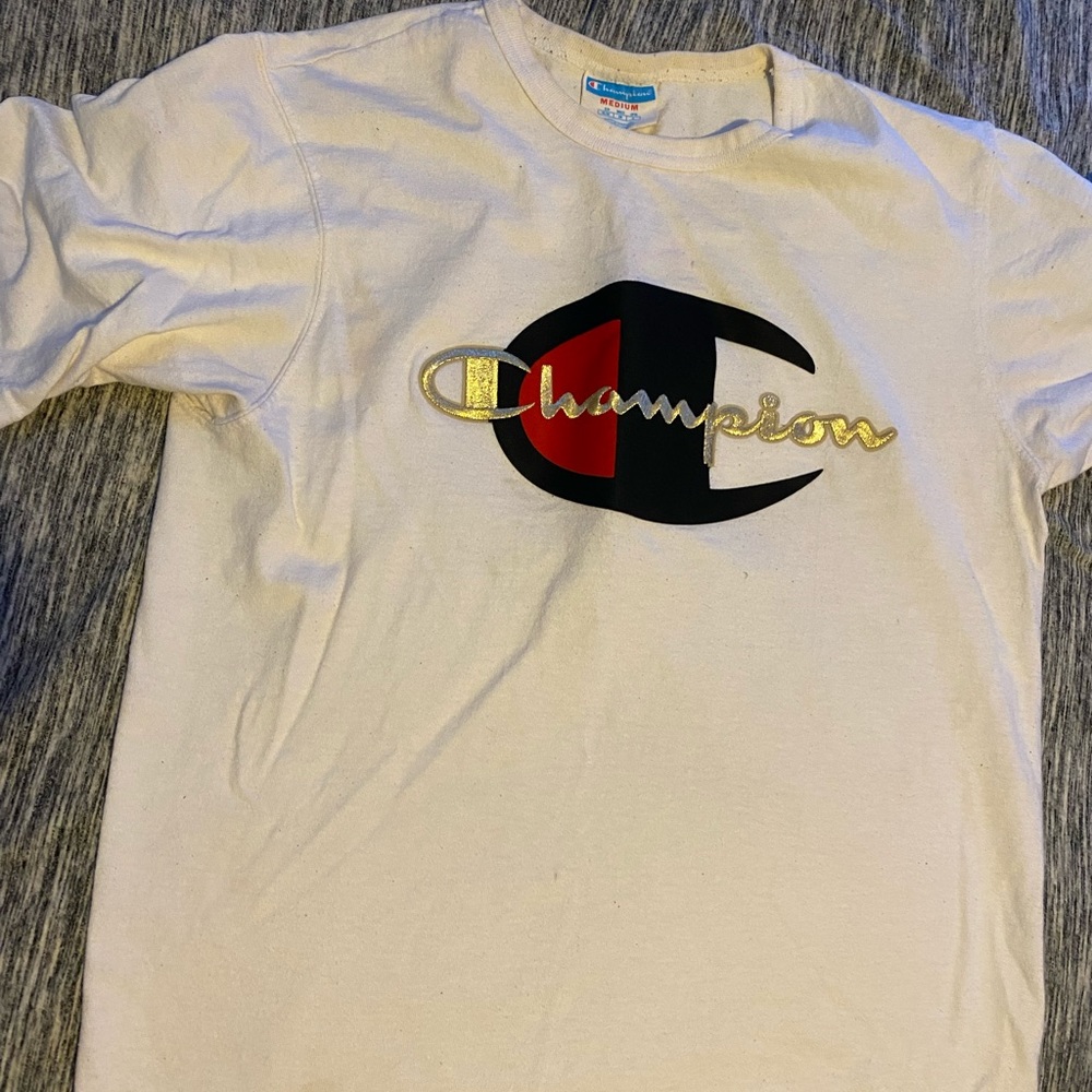 Two champion shirts B&W